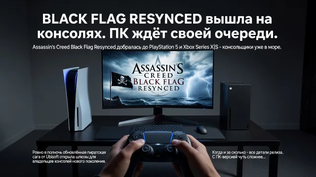 Black Flag Resynced вышла на консолях. ПК ждёт своей очереди